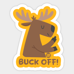 buck off Sticker